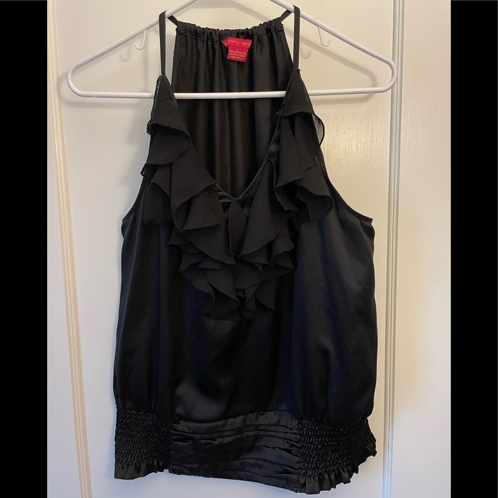 Sunny Leigh black cami top. Size large